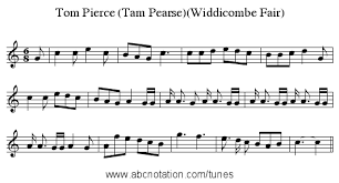 abcnotation.com | Tom Pierce (Tam Pearse)(Widdicombe Fair) - back. - 0000