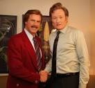 "Ron Burgundy makes an incredible announcement on my show tonight.