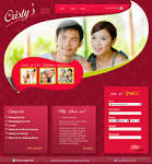 Cristys Dating Agency Web Template Design - PSD Download - Premium PSD