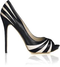 Voluptuous Black and White Heels | Fashionners