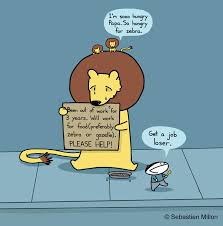 Unemployed Lion by *sebreg on deviantART - unemployed_lion_by_sebreg-d5879ry