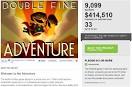 Double Fine's Kickstarter adventure surpasses $400K goal | Joystiq