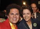 Romero Britto mit der brasilianischen Präsidentin Dilma Rousseff - britto