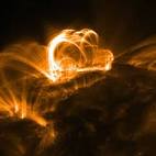 solar flare from our sun,