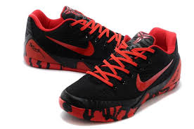 Nike Zoom Kobe IX EM XDR Kobe Mens Basketball shoes - Black/Red ...