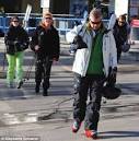 Fergie overcomes her fear of arrest... to go skiing with ex ...