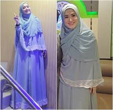Busana Muslim Trendy - Hijab Style: Tren Khimar Berenda Diterapkan ...