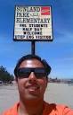 Oscar Perez outside of Sunland Park Elementary School - news043010