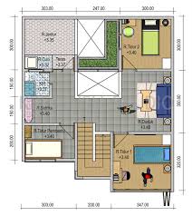 Denah Rumah Idaman Minimalis Type 100 1 Lantai :: Desain Rumah ...