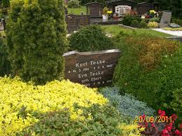 Grab von Eva Teske (geb. Ebert) (1913-19.08.1995), Friedhof ...