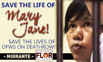 APPEAL for URGENT ACTION Save the Life of Filipina Mary Jane.