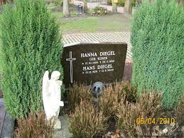 Grab von Hans Diegel (15.12.1926-12.09.2003), Friedhof Großheide