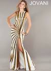White And Gold Evening Dress | Evening Dresses Gallery