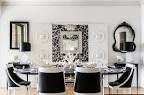dining room. Gorgeous Black and White Dining Rooms: Impressive ...