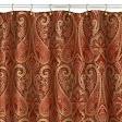 Jacquard Shower Curtain - Red Paisley | Shop interior_design, home ...