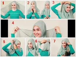 Cara memakai jilbab segi empat | kerudung | witahnuraini2