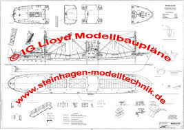IG Lloyd Modellbauplan MS MARIA RUSS