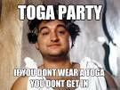 toga party if you dont wear a toga you dont get in - toga party - 35bl5b