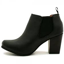 womens black ankle boots (03) | Womens Boots, Leather, Tall, Ankle ...