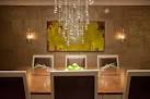Contemporary Dining Room with Droplet crystal chandelier and ...