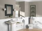 Color For Small Bathroom White And Gray Paint | Home Design