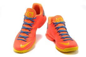 Nike Zoom Kevin Durant's KD V Elite Low Basketball shoes Orange ...