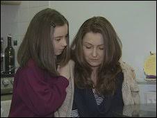 Tracey Salisbury felt unwell after collecting her daughters from school - _46642173_ellie
