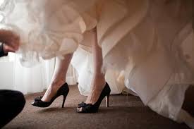 Unique Wedding Idea: Black Wedding Shoes - Weddbook