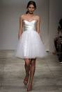Fun and flirty Little White Dress by Amsale for your wedding