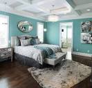 Blue Wall Color Scheme in Contemporary Bedroom - Home Interior ...