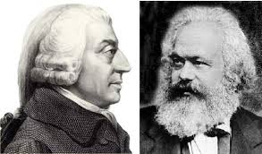 In the following citations, we discover that what Adam Smith wrote in the 1770s is not so distant from what Karl Marx and Friedrich Engels would write 70 ... - karl-marx-adam-smith