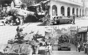 Cuba Journal: Collage of four photos of the Cuban Revolution