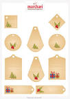 Christmas Gift Tags Eco – Set of 10 – Printable PDF for ...