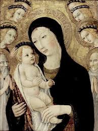 Sano di Pietro \u0026gt;\u0026gt; Madonna und Kind mit St. Anthony Abbott und ... - SANO-DI-PIETRO-MADONNA-AND-CHILD-WITH-STS-ANTHONY-ABBOTT-AND-BERNARDINO-OF-SIENA