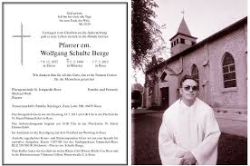 Erinnerung an Pfr. Wolfgang Schulte Berge | Marienviertel - schulte-berge