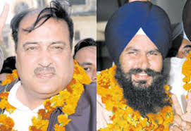 Mr Anil Dutta and Mr Naib Singh Kohar, after being elected Managing Director and the Chairman of the Jalandhar Central Cooperative Bank, respectively, ... - jal