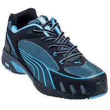 Puma Shoes: Women's Blue 64.282.5 ESD Steel Toe Athletic Shoes
