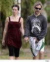 Evangeline Lilly and Dominic Monaghan go for a walk in Hawaii