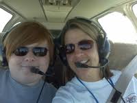 Kelly Burris with her nephew Eric Krause during an Angel Flight. - Me-Eric- Angel Flight-thumb-200x150-28680