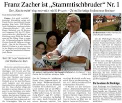 Franz Zacher ist “Stammtischbruder” Nr.1 - Für den Erhalt der ... - StammtischbruderNr.1_2