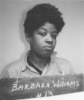 Barbara Williams, SCLC. Mugshot from Grenada MS. 1966. - williams_barbara-a