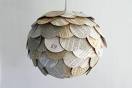 Beautiful Artichoke-Shaped Pendant Lamps Made From Recycled Novels ...