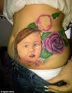 Teen Mom's AMBER PORTWOOD tattoos daughter Leah's lifesize face ...
