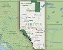 Alberta Map: Google map of Alberta, Canada