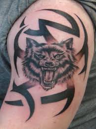 Japanese Wolf Tattoo For Men()
