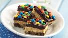 Candy-Topped Creamy Peanut Butter Bars recipe from Pillsbury.