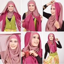 Tutorial Hijab Segi Empat Simple Dengan Two Tone � Otomotif ...