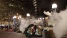 More tear gas, scuffles at "OCCUPY OAKLAND" site - CBS News