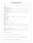 CSU <b>Nutrition Assessment</b>