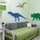 Cheap and Fun Kids Room Decor Ideas with Dinosaur Wall Stickers by ...